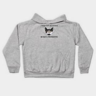 Science Cat - Electron Kids Hoodie